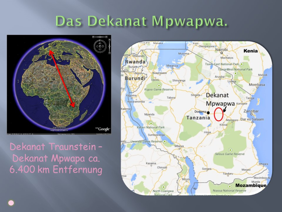 Beschreibung des Dekanates Mpwapwa.