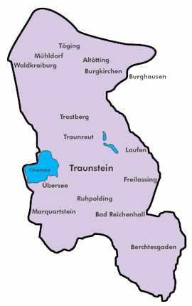 Dekanat Traunstein im Überblick