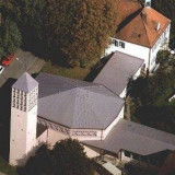 Bild der evangelischen Kreuzkirche in Freilassing
